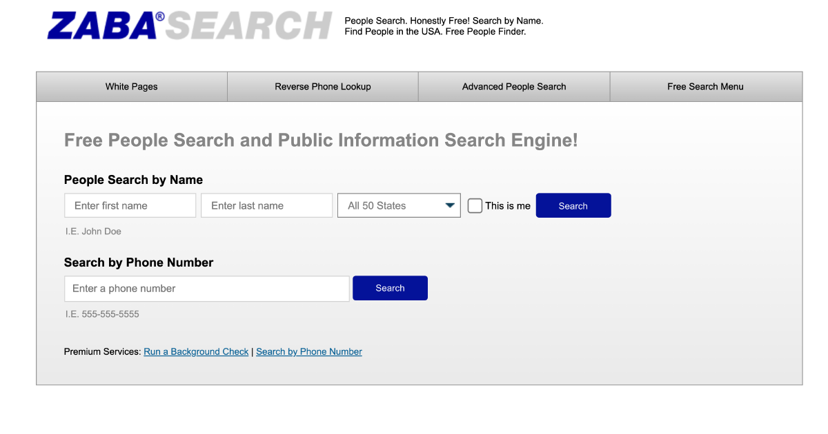 Screenshot Phone Number Search by Domain